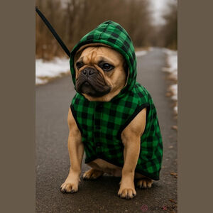 NWT XL Winter Pet Jacket PAWZ Road Removable hood